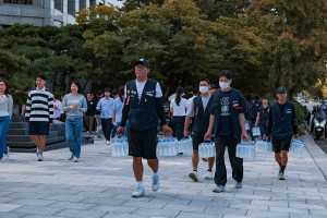 본사 앞 천막농성장 설치 및 약식집회 (24.…